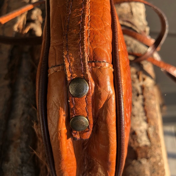 The Trend Vintage Boho Purse - Circular - Leather- Mini Crossover - Picture 7 of 7